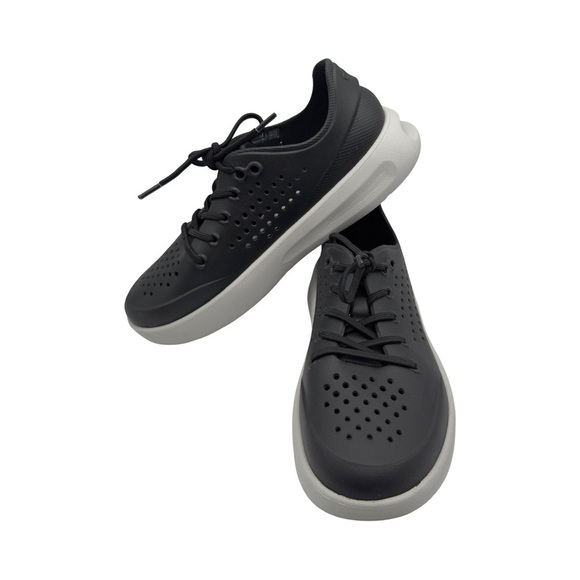 CROCS Shoes - Crocs Womens InMotion Black/Atmosphere Pacer Sneakers 7